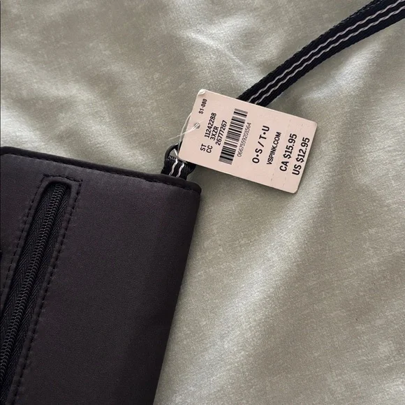 PINK Victoria's Secret Black Wallet with Strap - Picture 4 of 4